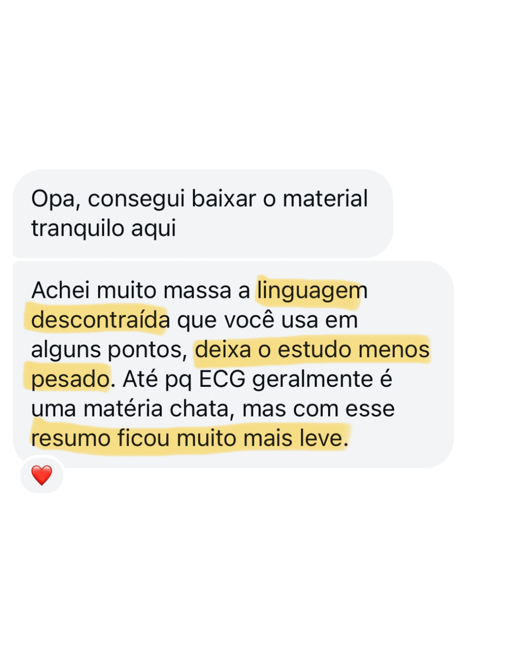 Depoimento de estudante 4