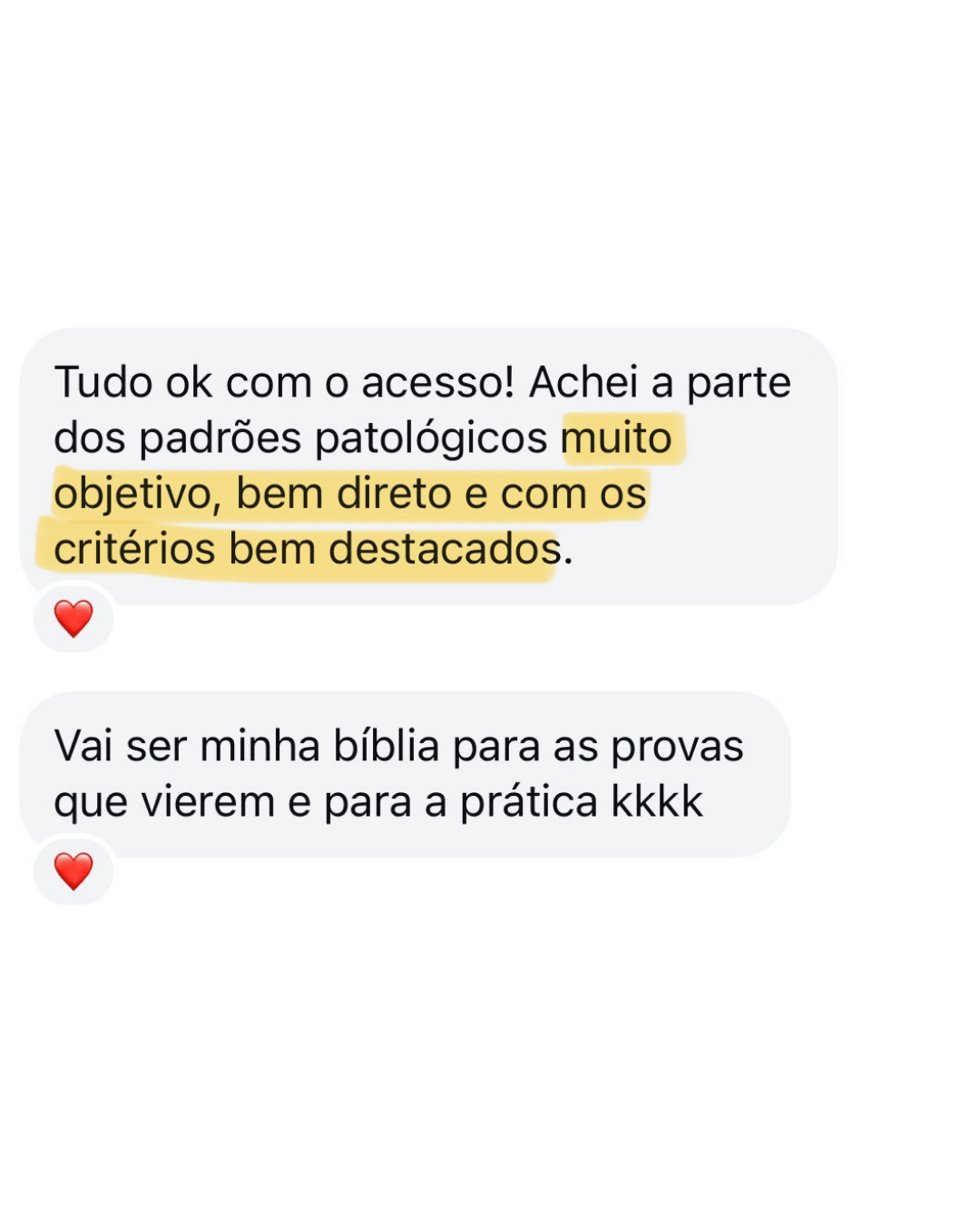 Depoimento de estudante 5