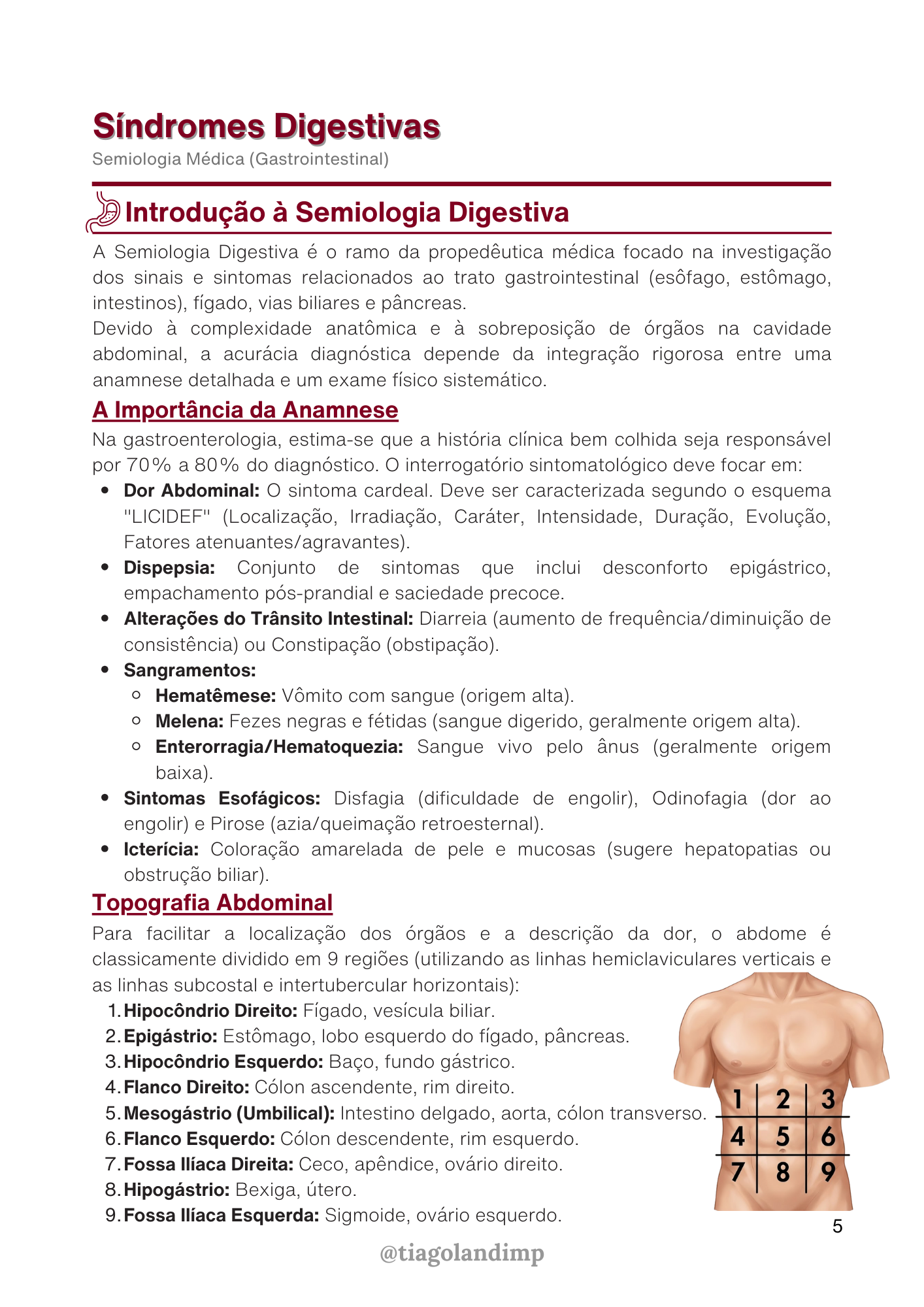 Página do material 1