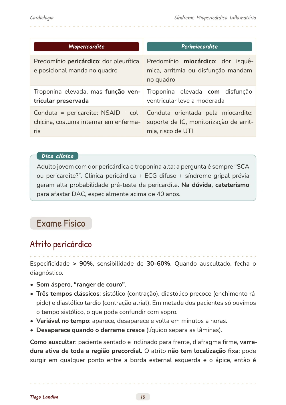 Síndrome Miopericárdica Inflamatória