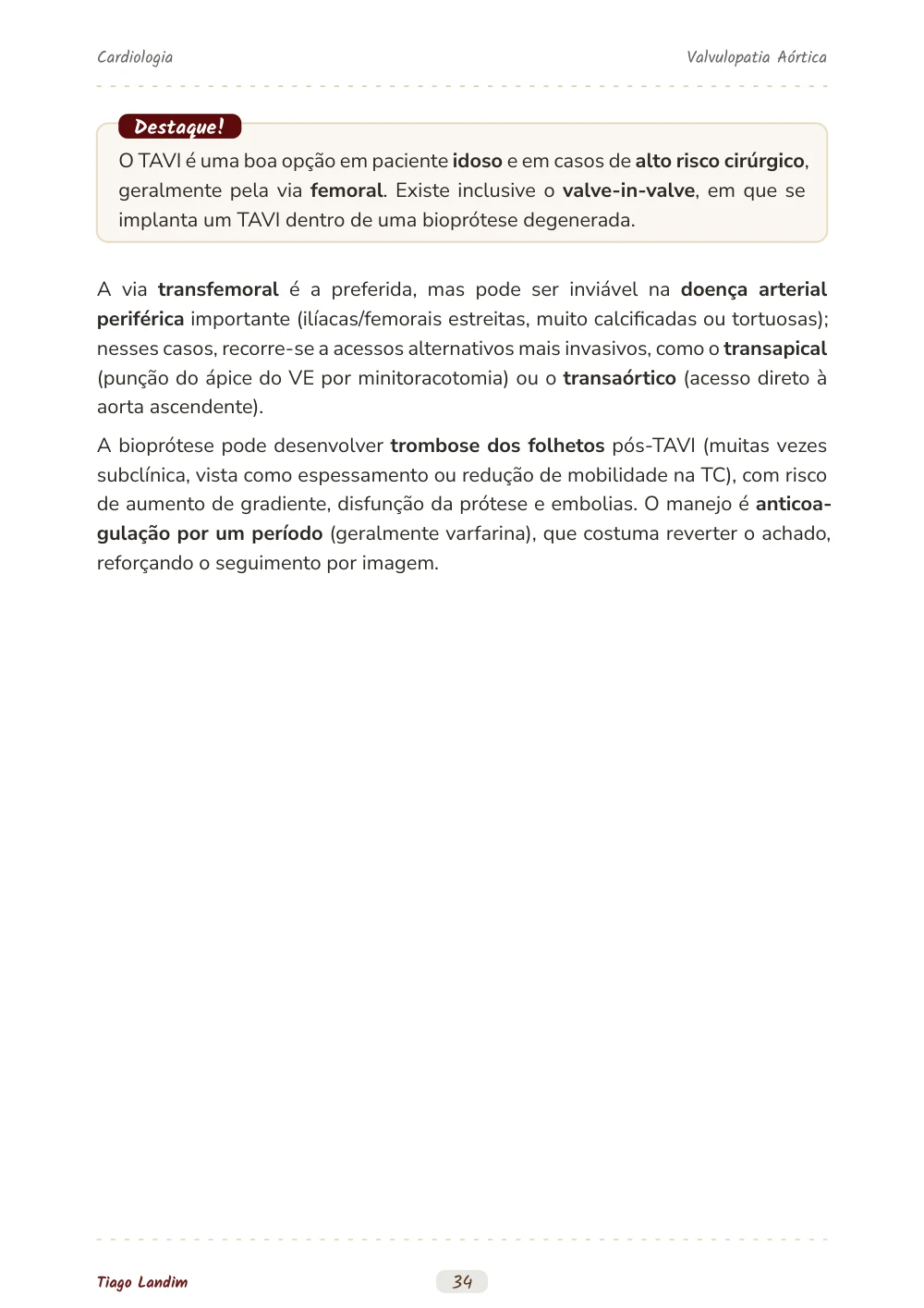 Valvulopatia Aórtica