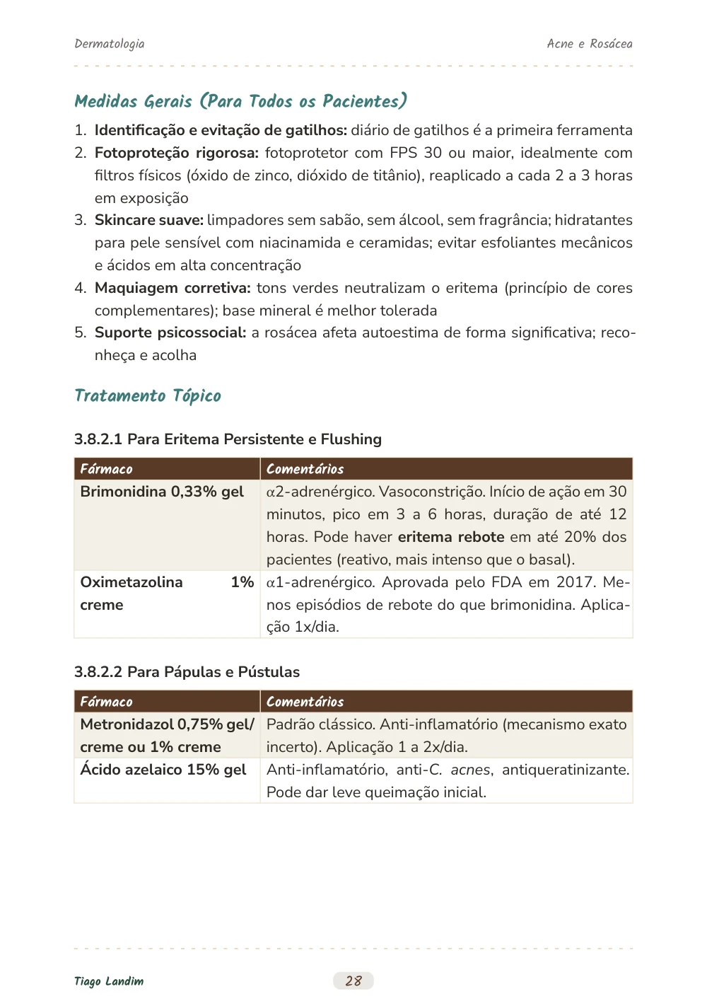 Acne e Rosácea