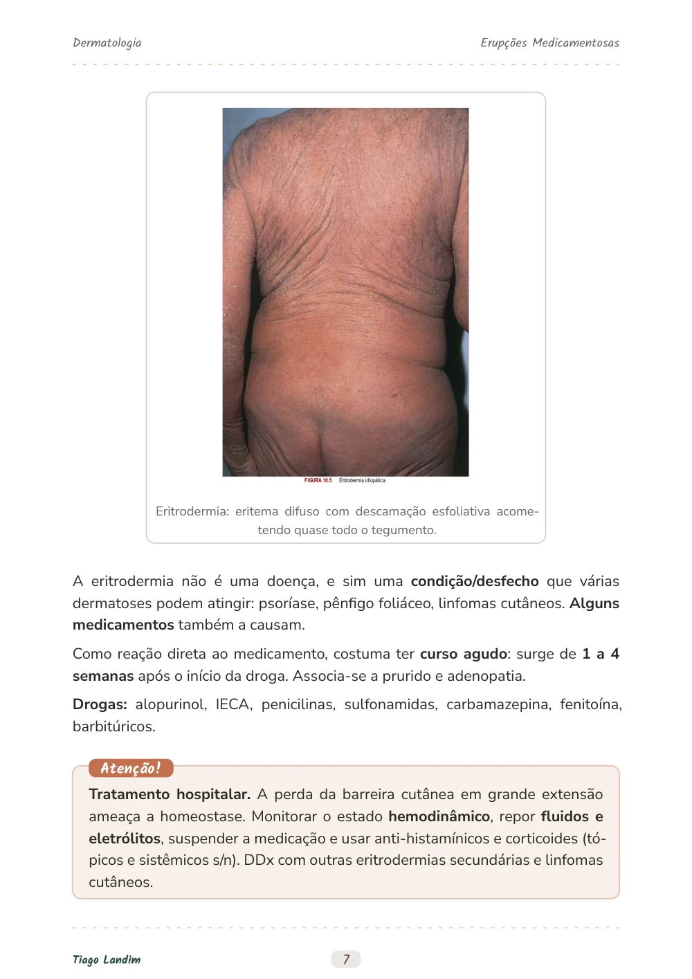 Erupções Medicamentosas
