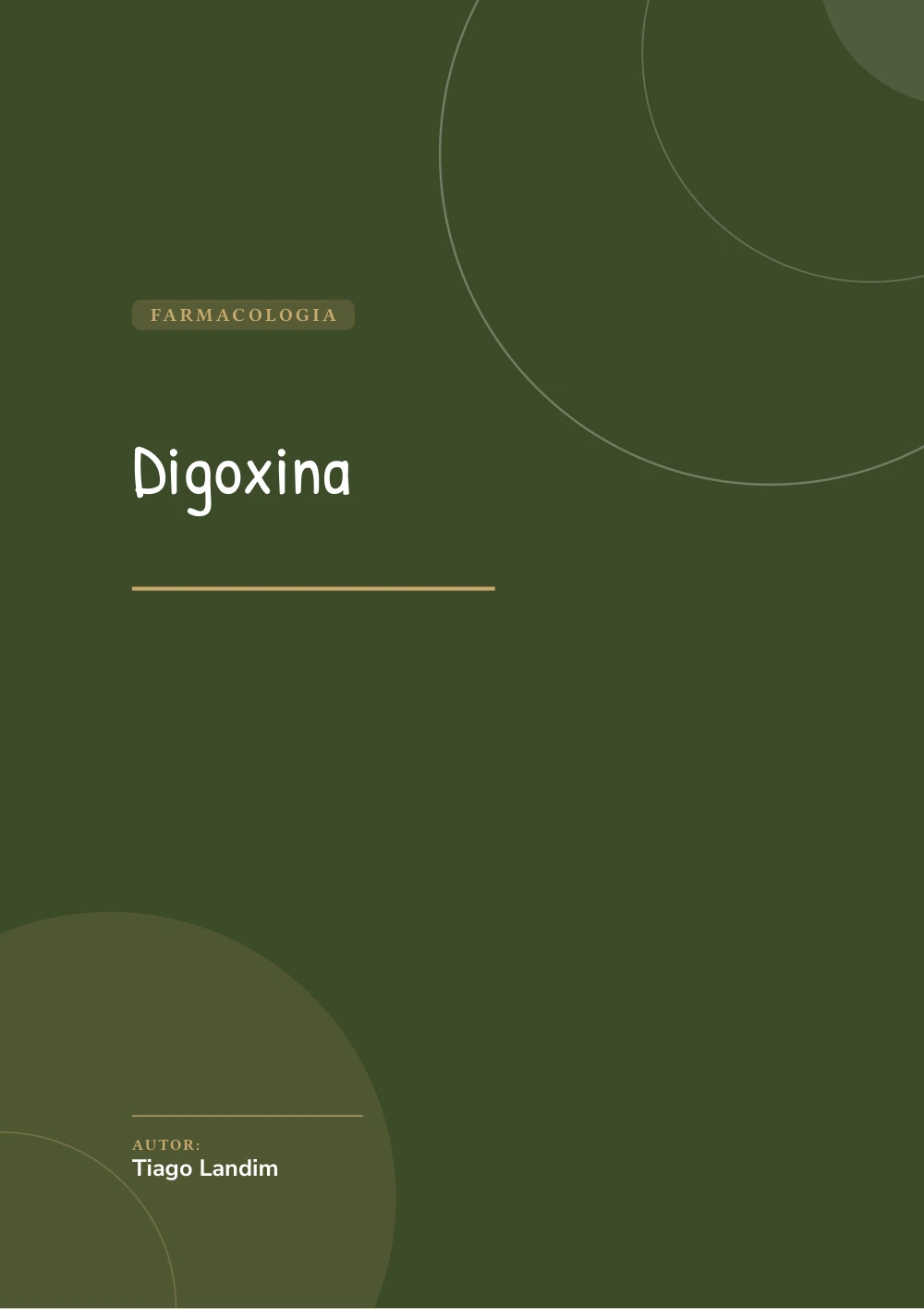 Capa de Digoxina