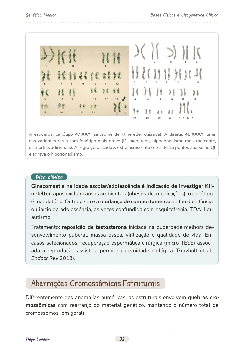 Bases Físicas e Citogenética Clínica