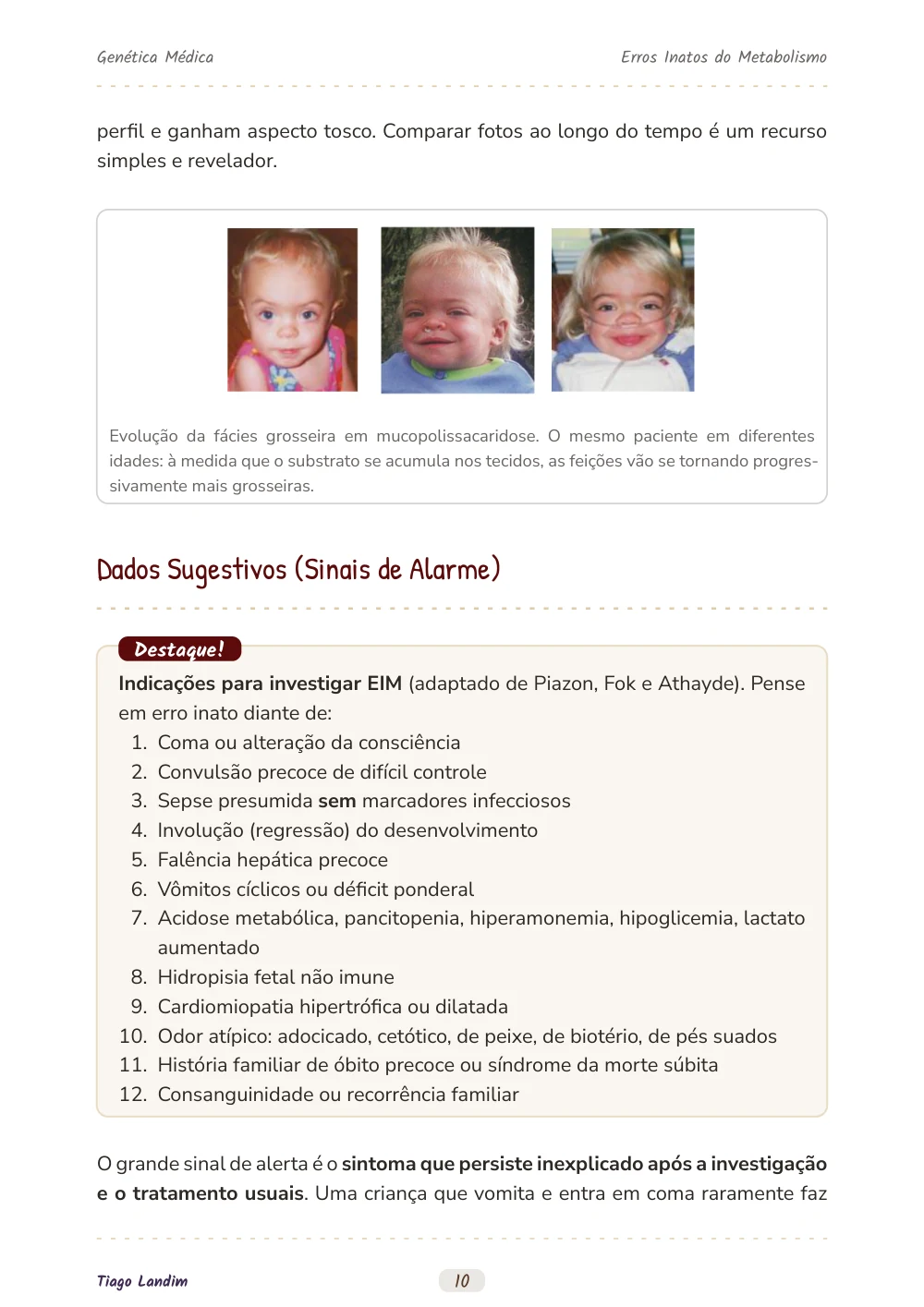 Erros Inatos do Metabolismo