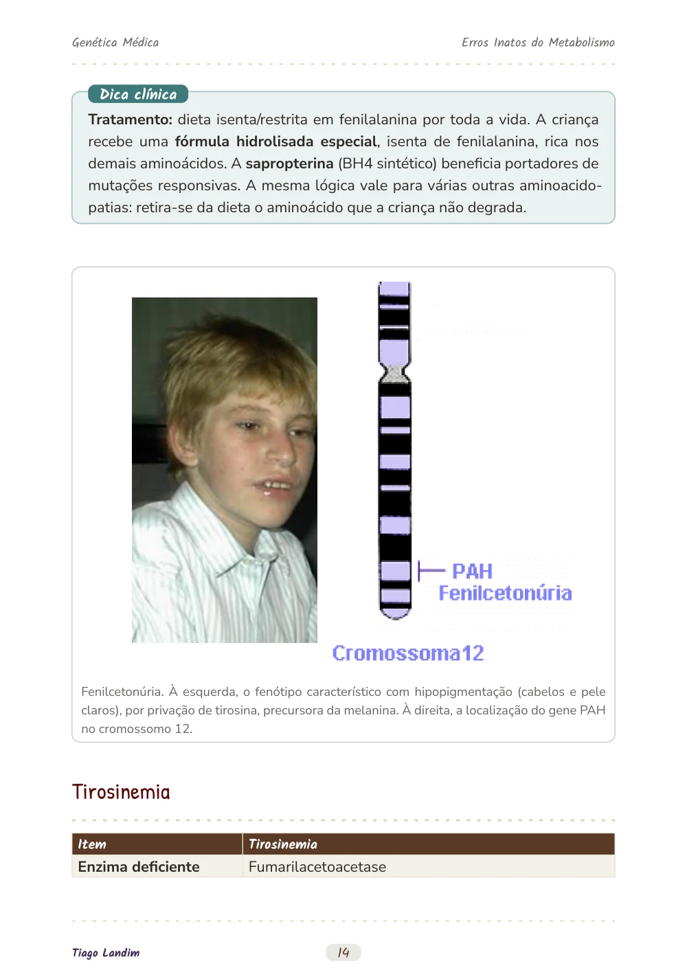 Erros Inatos do Metabolismo