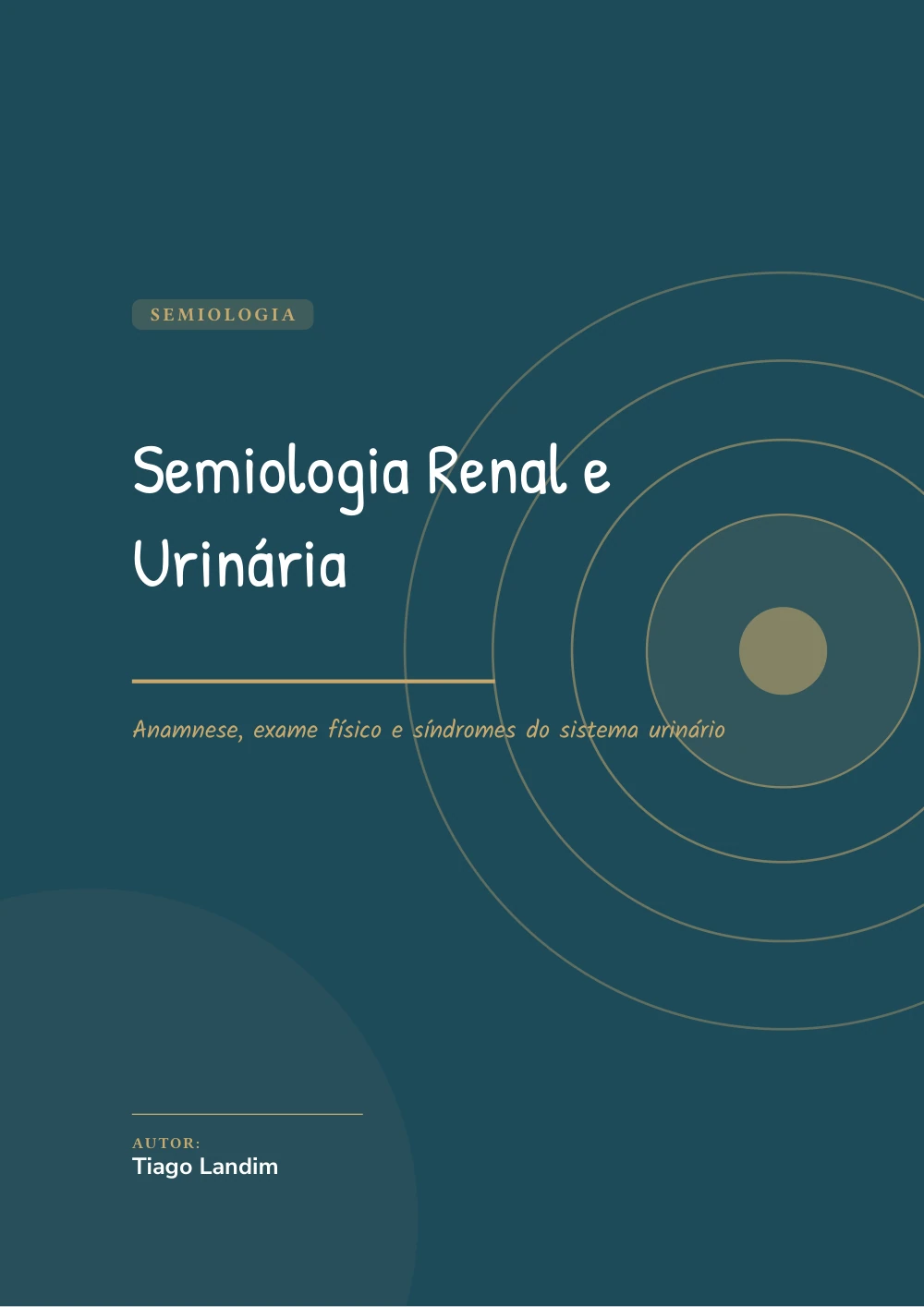 Capa de Semiologia Renal e Urinária