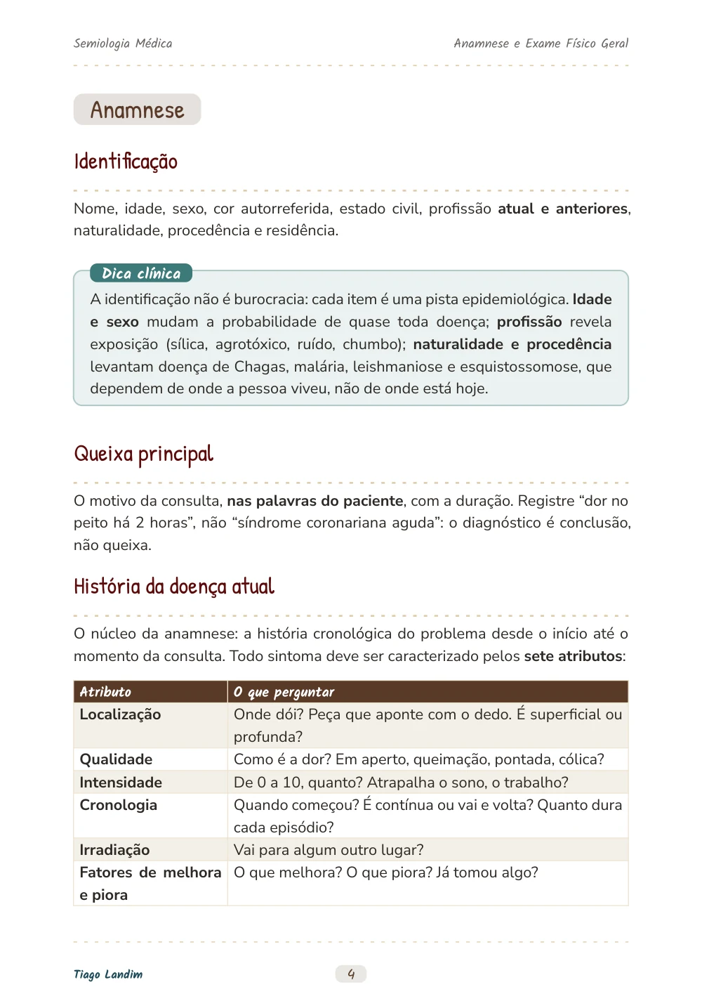 Anamnese e Exame Físico Geral