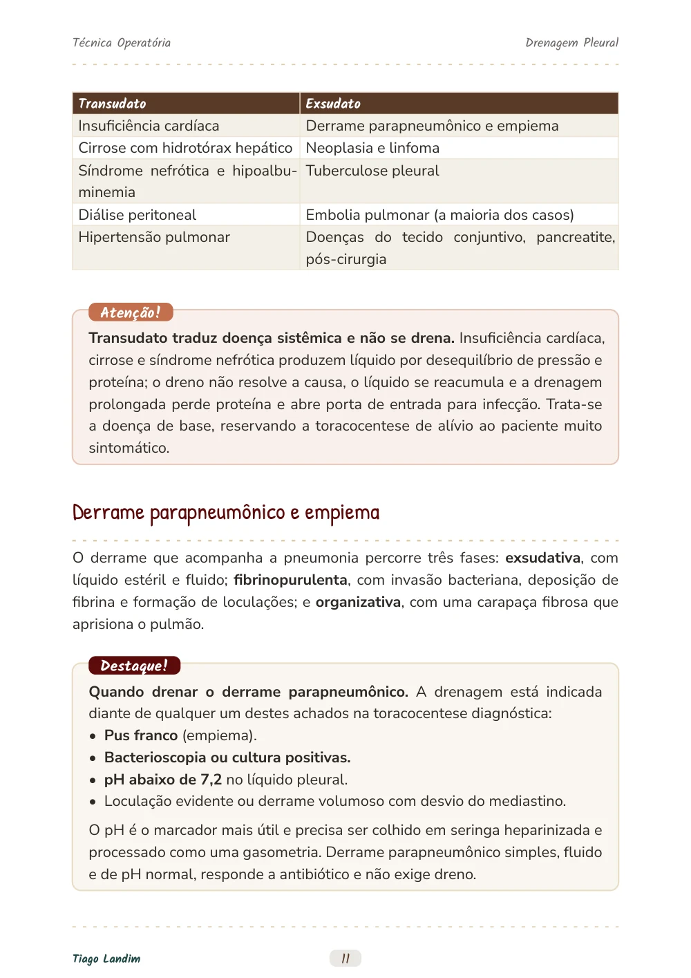 Drenagem Pleural